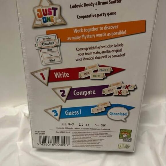 NEW Just One Cooperative Board Game by Repos Critics Award Game of the Year - Picture 2 of 2